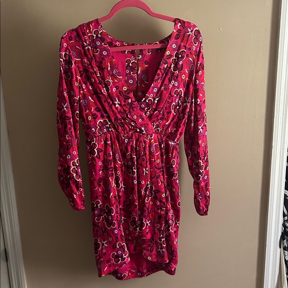 Anthropologie Dresses & Skirts - Maeve by Anthropologie Pink and Purple Floral Dress